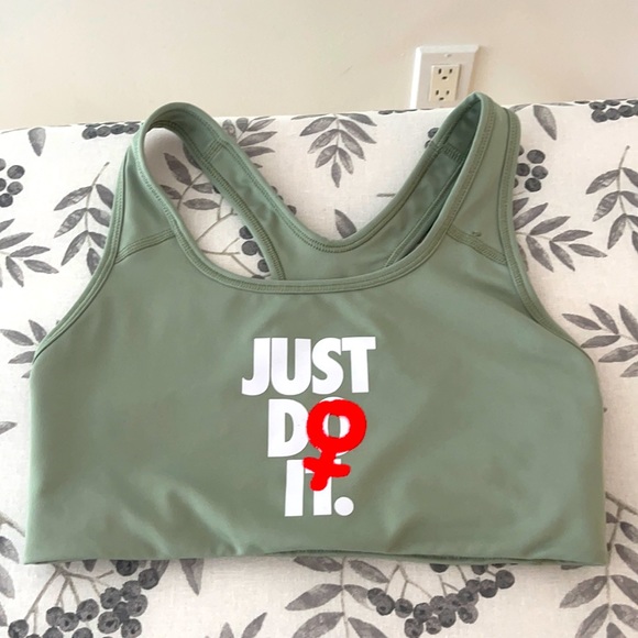 Nike Tops - NIKE Bra Top Just Do It size S dri fit